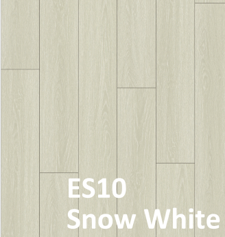 Hybrid Flooring ES10 Snow White 1524x228X6.5MM 2.085m²/6pcs/carton IXPE